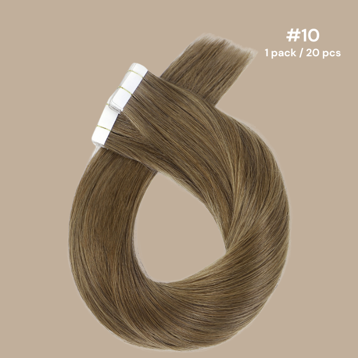 Extensions Adhésives / tapes raides Remy Premium 10# 10# 60 Gr