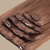 Extensions Clips Raides Noisette Noisette 18" | 46 Cm 85 Gr