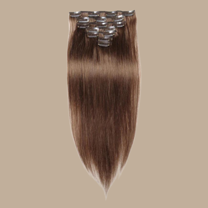 Extensions Clips Raides Noisette Noisette 18" | 46 Cm 85 Gr