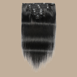 Extensions Clips Raides Noir