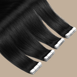 Extensions Adhésives / tapes raides Remy Hair Premium 1B# 1B#