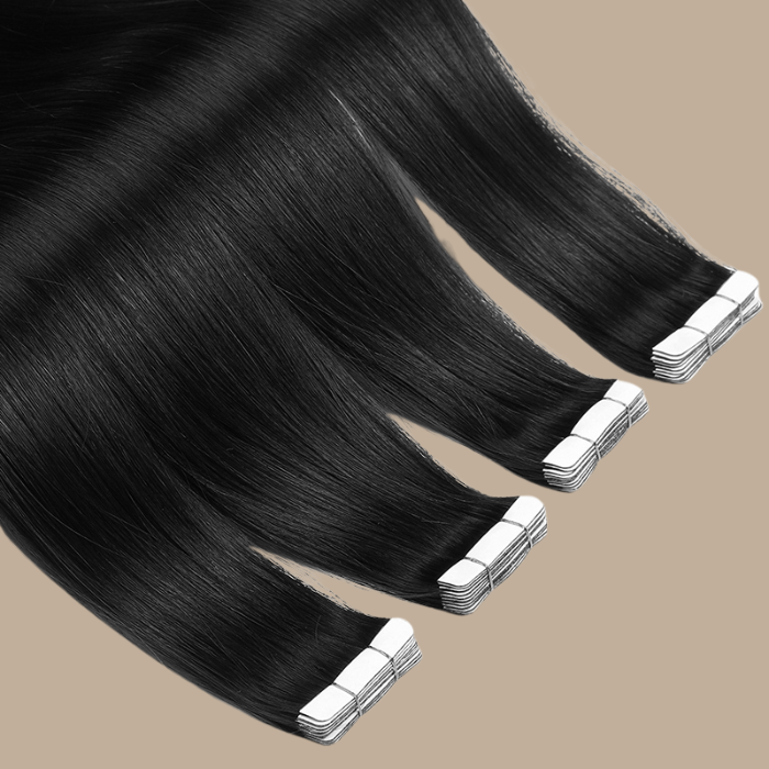 Extensions Adhésives / tapes raides Remy Hair Premium 1 # 1#