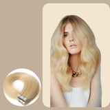 Extensions Adhésives / tapes raides Blond Clair