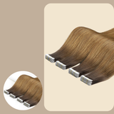 Extensions Adhésives / tapes raides Remy Hair Premium T4/14 T4 14# 50 Gr