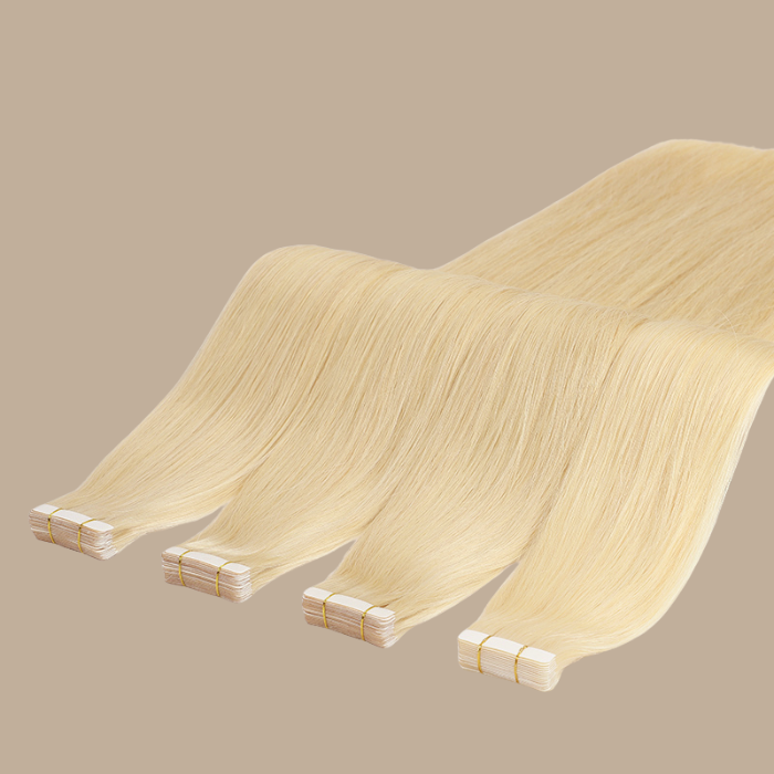 Extensions Adhésives / tapes raides Remy Hair Premium 20# 20# 60 Gr