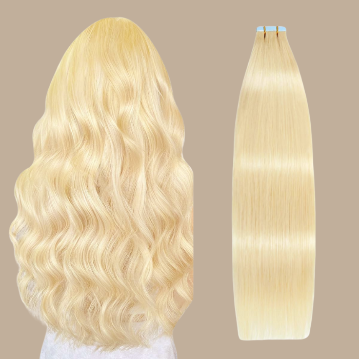 Extensions Adhésives / tapes raides Remy Hair Premium 20# 20# 60 Gr