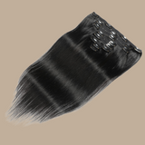 Extensions Clips Raides Noir