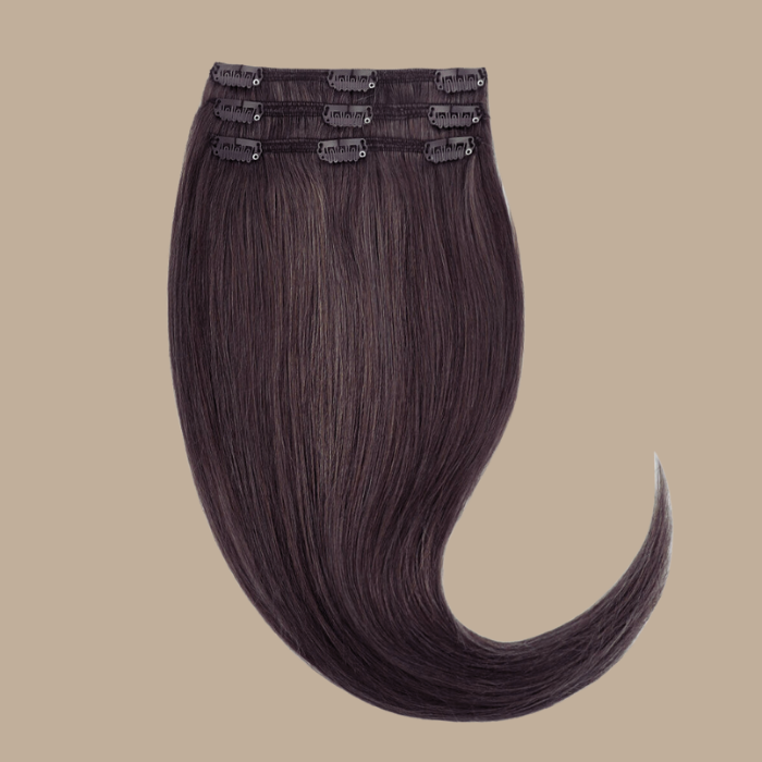 Extensions Clips Raides Brun Brun 120 Gr