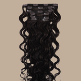 Extensions Clips Ondulées Brun Foncé Brun Foncé 20" | 51 Cm 160 Gr