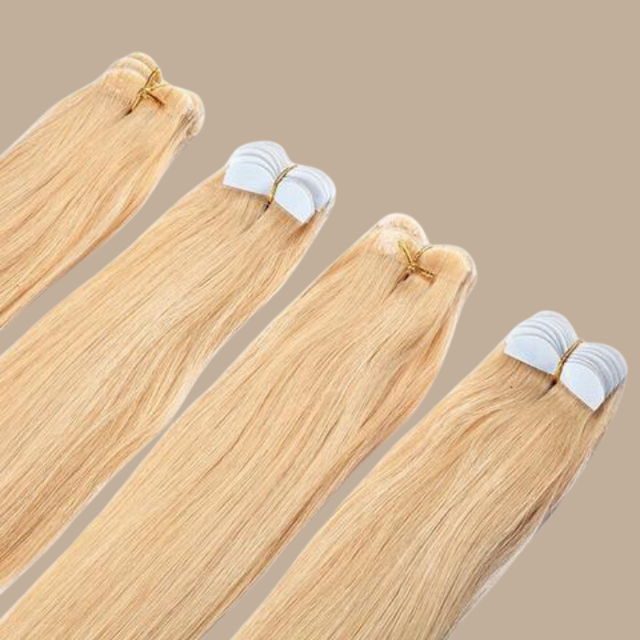 Extensions Adhésives Raides Blond Blond