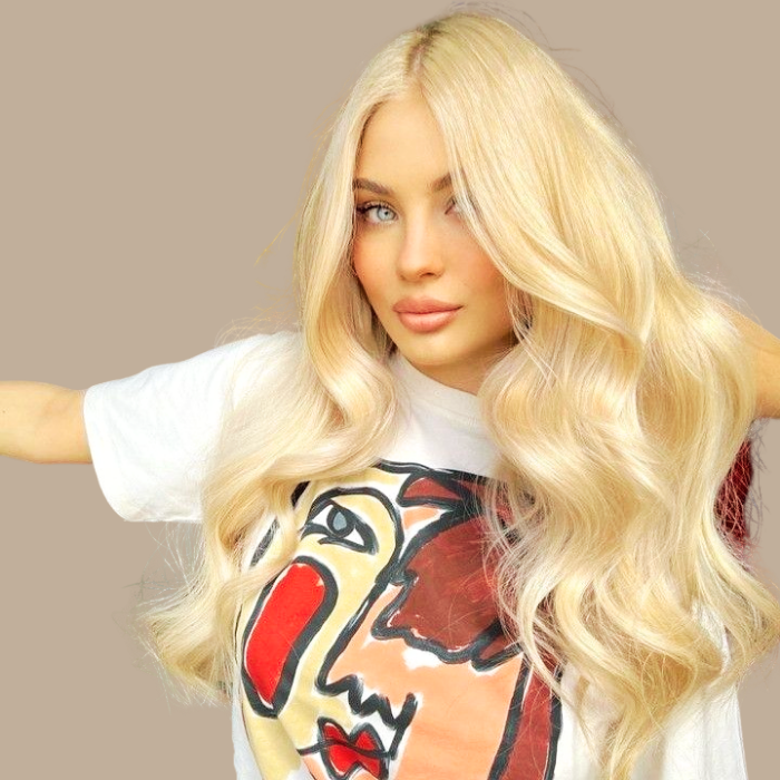 Tissage Cheveux Vierge Human Hair Body Wave 7A Blond Platine 613# 100 Gr Blond Platine 1 Pc