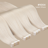 Extensions Adhésives / tapes raides Remy Hair Premium 1004 1004# 50 Gr