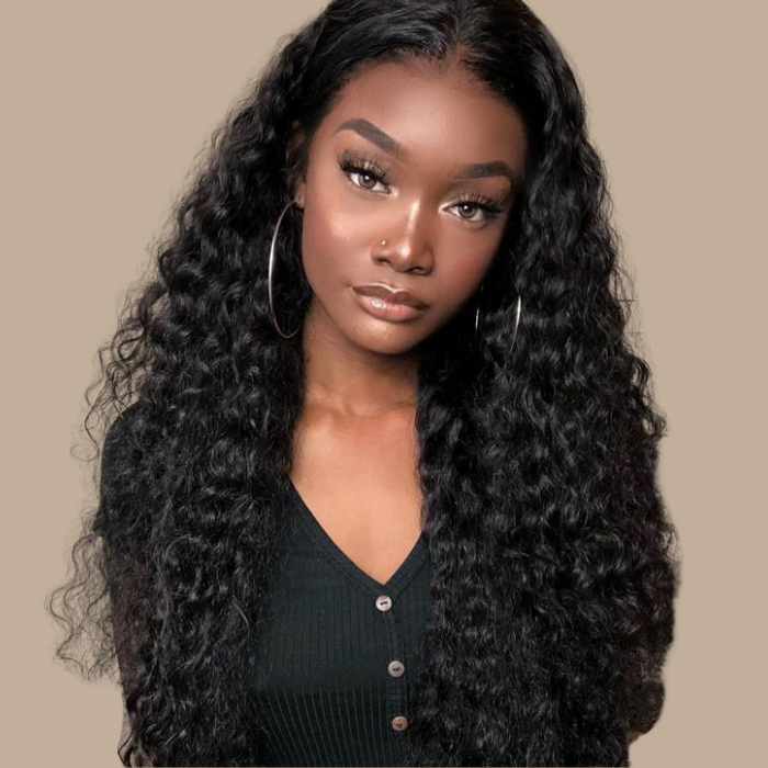 Tissage Cheveux Vierge Human Hair Kinky Curly 7A Brun Foncé 1B 100 Gr Brun Foncé 1 Pc