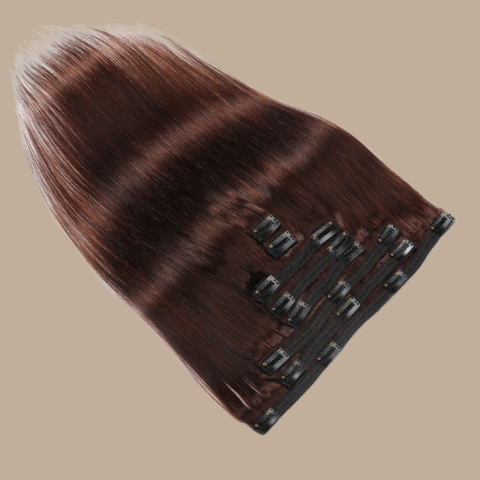 Extensions Clips Raides Chocolat 120 Gr