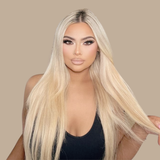 Extensions Adhésives Raides Blond Platine Blond Platine