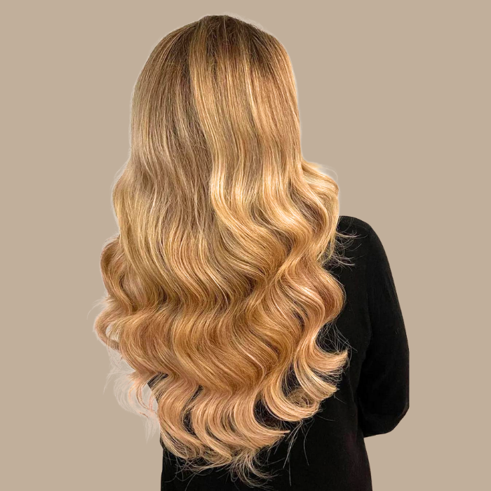 Extensions Adhésives / tapes ondulés Blond Clair 20" | 51 Cm 50 Gr