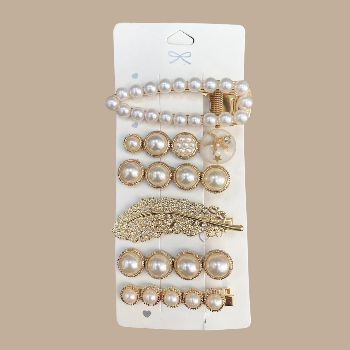 Set de barrettes à cheveux OFFERT - 6 pcs