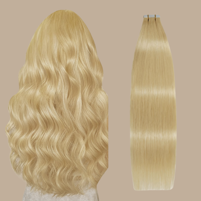 Extensions Adhésives / tapes raides Remy Hair Premium 27# 50 Gr