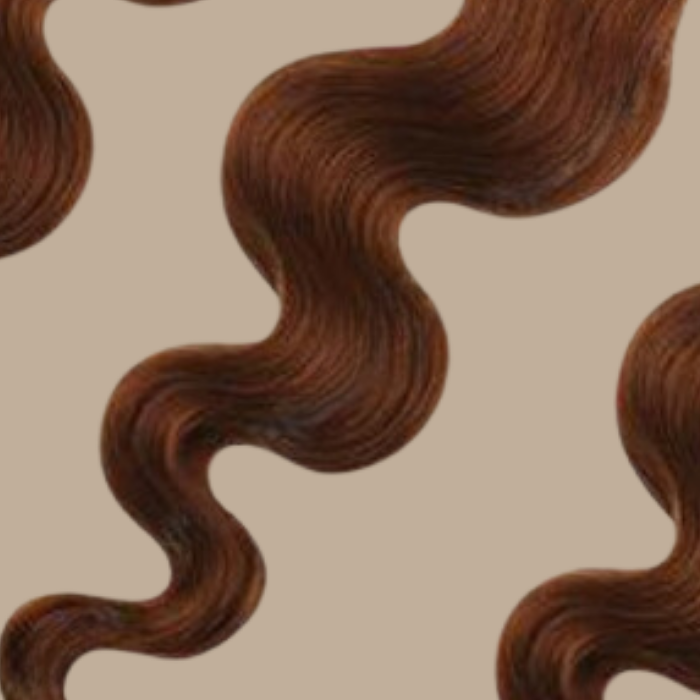 Extensions Adhésives / tapes ondulés Marron Chocolat 20" | 51 Cm 50 Gr