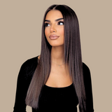 100 Extensions Anneaux Raides Brun Brun 80 Gr