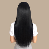 100 Extensions Anneaux Raides Noir 18" | 46 Cm