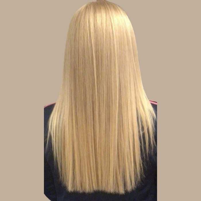 100 Extensions Anneaux / Easy Loop Raides Blond Clair 18" | 46 Cm 80 Gr