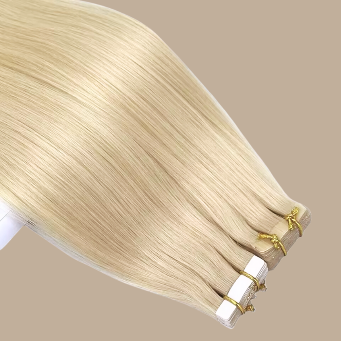 Extensions Adhésives / tapes raides Blond Platine Blond Platine