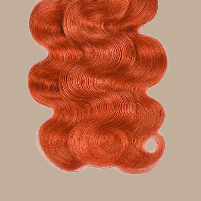 Tissage Cheveux Vierge Human Hair Body Wave 7A Ginger 350# 100 Gr