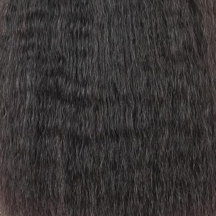 Tissage Cheveux Vierge Human Hair Yaki Straight 7A Brun Foncé 1B 100 Gr Brun Foncé 1 Pc