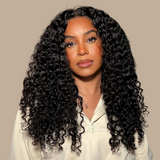 Kit Extensions à Clips Kinky Curly Noir 120 gr Noir 120 Gr