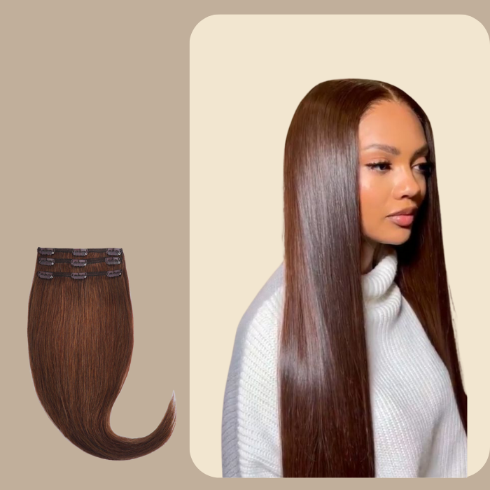 Extensions Clips Raides Chocolat Chocolat 120 Gr