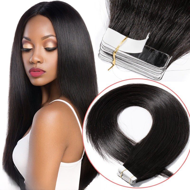 Extensions Adhésives / tapes raides Brun Foncé Brun Foncé