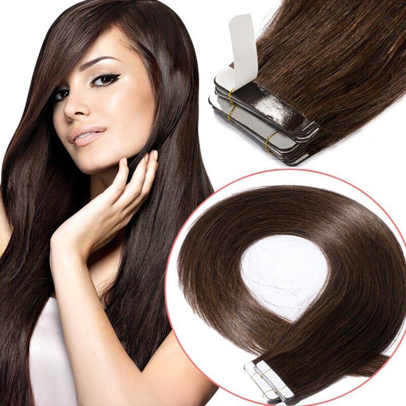 Extensions Adhésives / tapes raides Chocolat Foncé