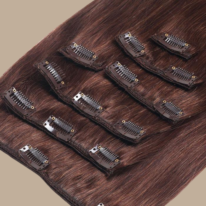 Extensions Clips Raides Chocolat 120 Gr