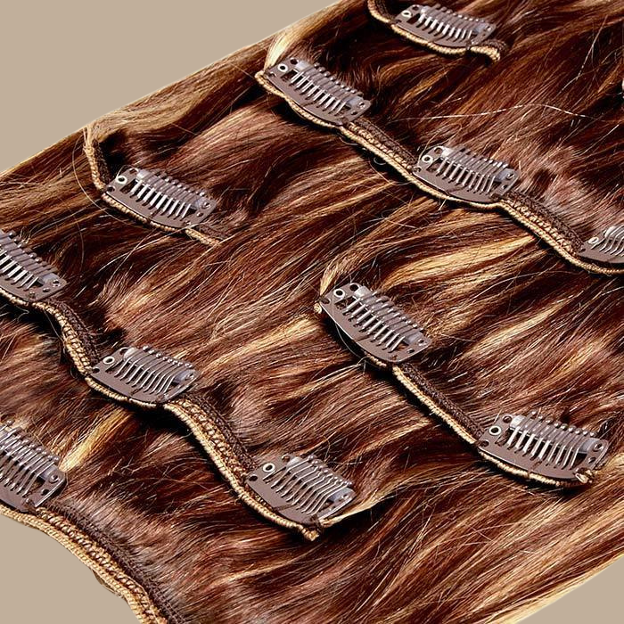 Extensions Clips Raides Chocolat 120 Gr